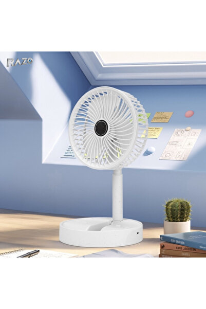 Razo Πτυσσόμενος ανεμιστήρας γραφείου, Τηλεσκοπικός, Φορητός, 3 ταχύτητες, Ρυ...