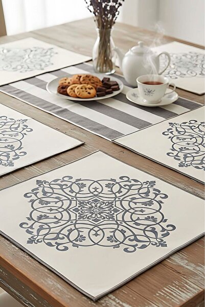 Rivaİstanbul Σετ 6 τεμαχίων χαρτοπετσέτες παρουσίασης Safran Luxe 40x40 εκ.