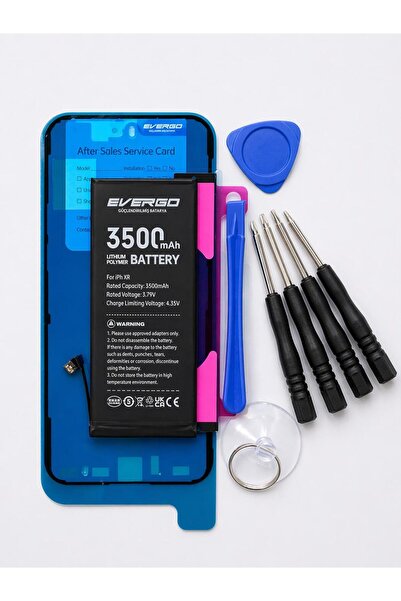 evergo İPHONE XR GÜÇLENDİRİLMİŞ UYUMLU (3500 MAH) MUCİZE BATARYA