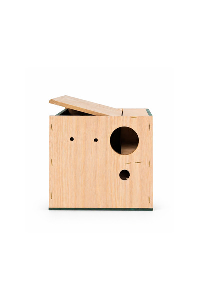 Dayang Wooden Bird Breeding Box - 20x16x18 cm Nesting House for Budgies, Love...