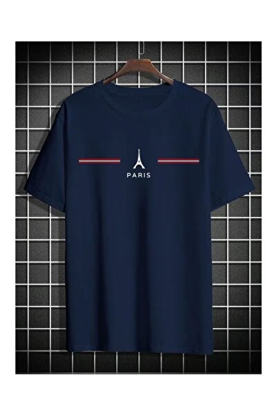 EYAX MODA Eyfel Tower Printed Oversize Unisex Tee / T-Shirt