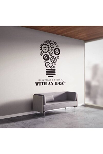 OEM Sticker de perete Everything begins with an idea