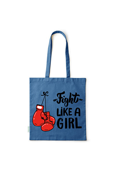 Intelli ®   Οικολογική βαμβακερή τσάντα αγορών με μακριές λαβές, Μάχε σαν κορ...