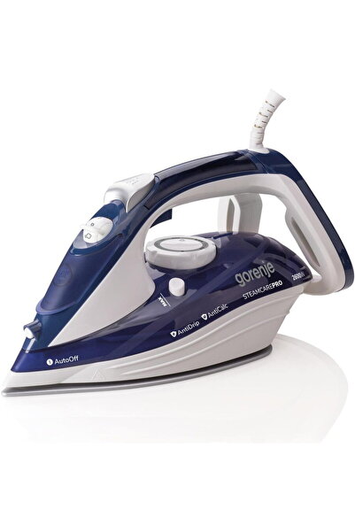 Gorenje Steam iron 2600W, Ceramic soleplate, Steam jet 190 g/min, Vertical st...