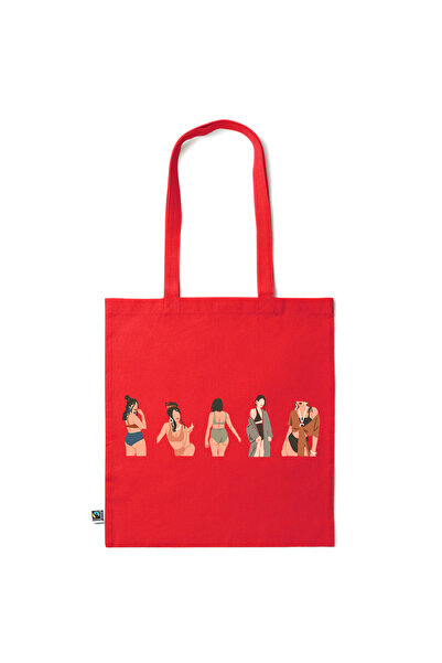 Intelli ®   Οικολογική βαμβακερή τσάντα αγορών με μακριές λαβές, Τύπος: Γυναι...