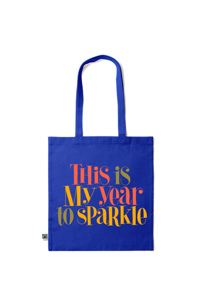 Intelli ®   Οικολογική βαμβακερή τσάντα αγορών με μακριά χερούλια, Το Έτος μο...