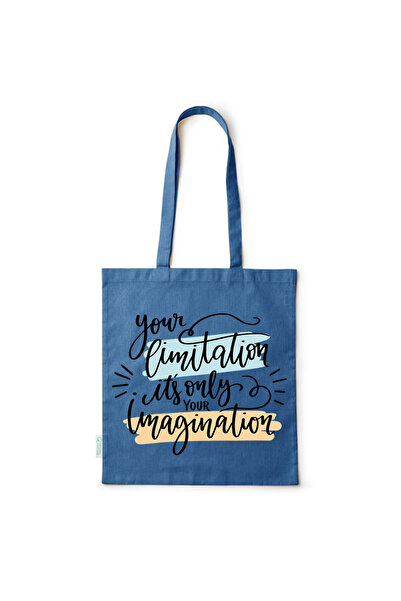 Intelli ®   Οικολογική βαμβακερή τσάντα αγορών με μακριά χερούλια, Φαντασία, ...