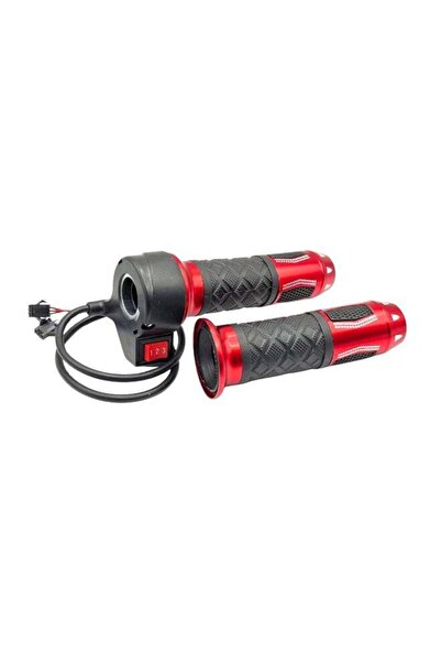 FUKUKAWA Electric Bike Scooter Throttle with 3 Speed Gear Switch