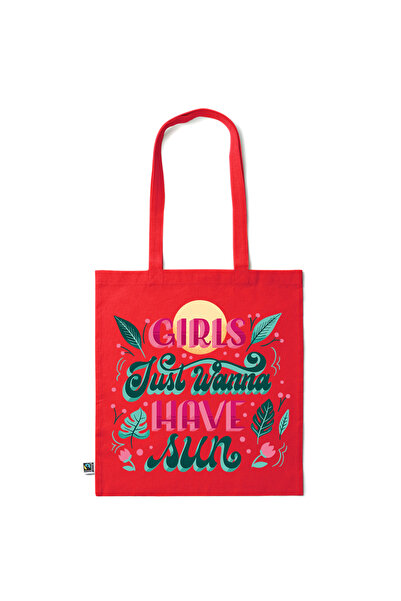 Intelli ®   Οικολογική βαμβακερή τσάντα αγορών με μακριά χερούλια, Κορίτσια α...