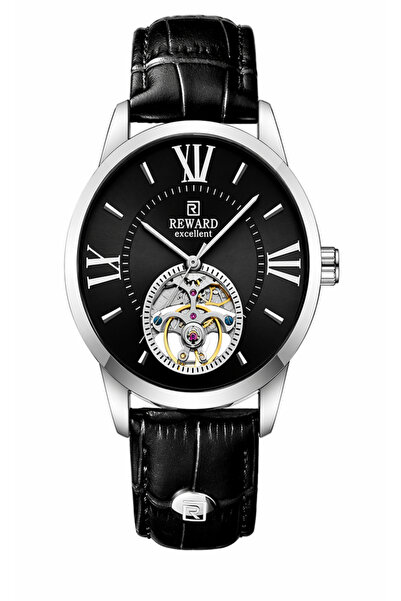 Reward Rd333825M Leather Cord Automatic Men Wrist Watch