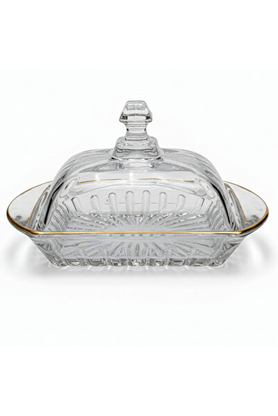 AKDC Rectangular Glass Candy Dish with Lid Modern Serving Tray for Chocolates...