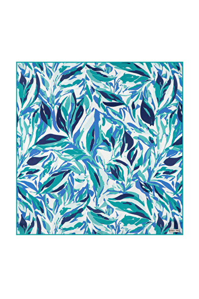 Bursa İpek Μεταξωτό μαντήλι με σχέδιο Water Green Viva