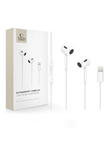 Tech-Protect ULTRABOOST LIGHTNING EARPHONE CORE G2 ALB