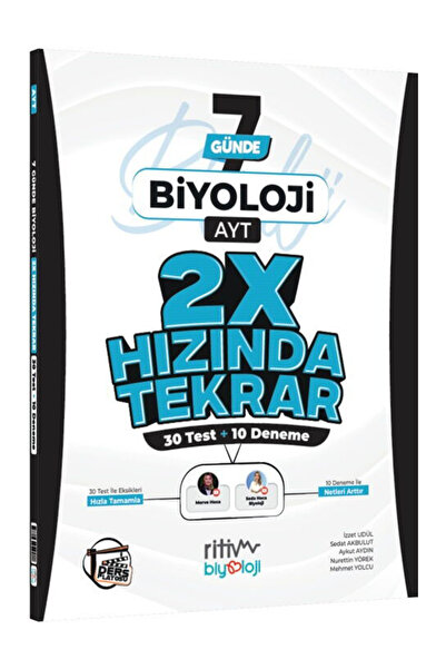 Ders Platosu Yayın Denizi AYT Biyoloji Ders Platosu 7 Günde 2X Hızında Tekrar...