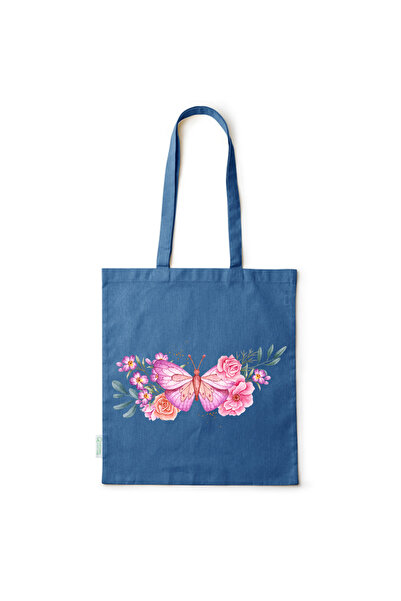 Intelli ® Eco-friendly Cotton shopping bag with long handles, Sloth, 38×42cm