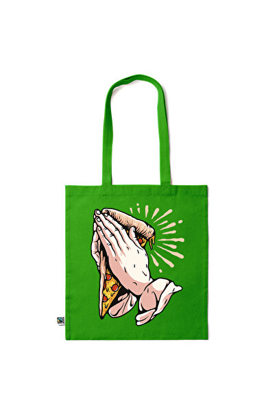 Intelli ® Sacosa bumbac -friendly pentru cumparaturi cu manere lungi, Praying...