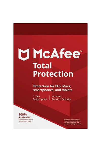 McAFEE Total Protection 5 CİHAZ 2 YIL ETKİNLEŞTİRME KODU