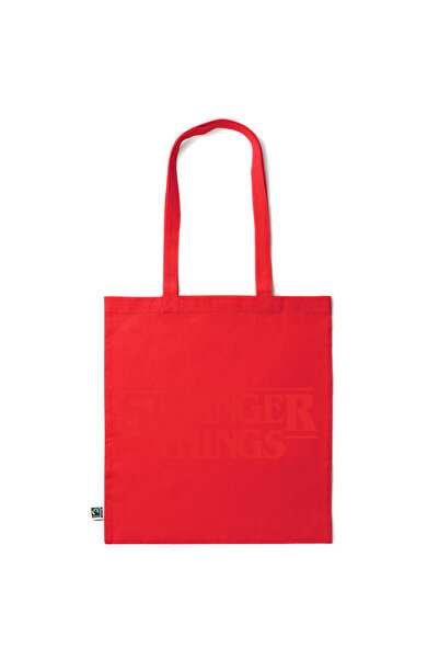 Intelli ®   Οικολογική βαμβακερή τσάντα αγορών με μακριά χερούλια, Stranger T...