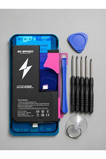 evergo İPHONE 11 PRO MAX UYUMLU GÜÇLENDİRİLMİŞ (4500 MAH) MUCİZE BATARYA