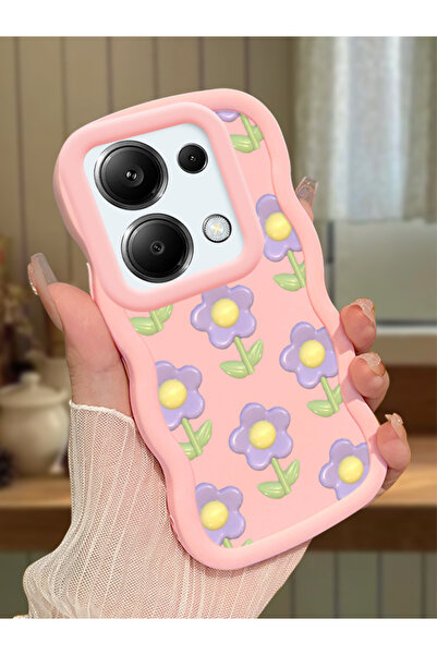 PATTERNOVA Xiaomi Redmi Note 13 Pro 4G Uyumlu güzel çiçek desenli, dayanıklı ...