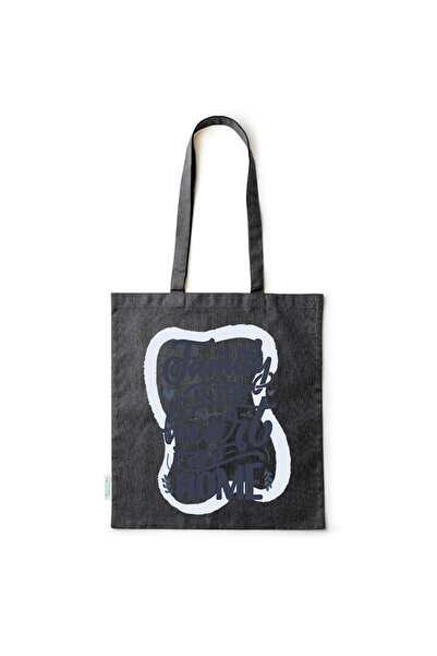 Intelli ® Eco-friendly Cotton shopping bag with long handles, Heart Of A Home...