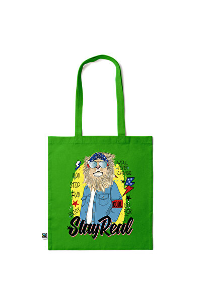 Intelli ® Sacosa bumbac -friendly pentru cumparaturi cu manere lungi, Stay Re...