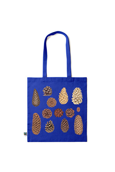 Intelli ®   Οικολογική βαμβακερή τσάντα αγορών με μακριά χερούλια, Κώνος, 38×...