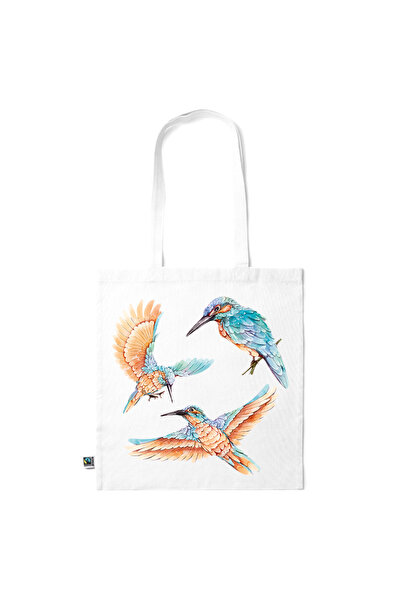 Intelli ®   Οικολογική βαμβακερή τσάντα αγορών με μακριά χερούλια, Πολύχρωμα ...