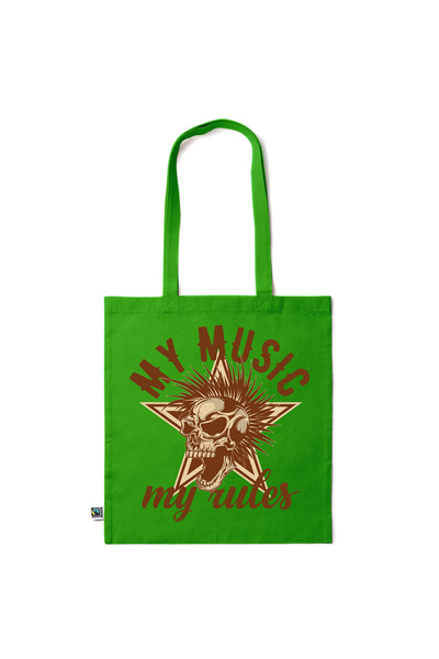 Intelli ®   Οικολογική βαμβακερή τσάντα αγορών με μακριά χερούλια, Η Μουσική ...