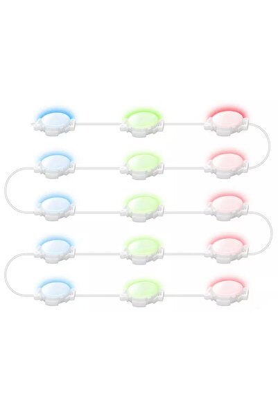 OEM Σετ 15 φωτιστικών RGB LED ατμοσφαιρικού φωτισμού για τον κήπο, IP65, 40W