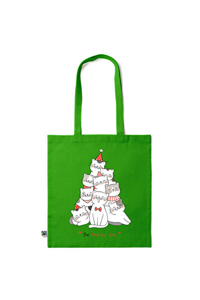 Intelli ® Sacosa bumbac -friendly pentru cumparaturi cu manere lungi, Merry C...