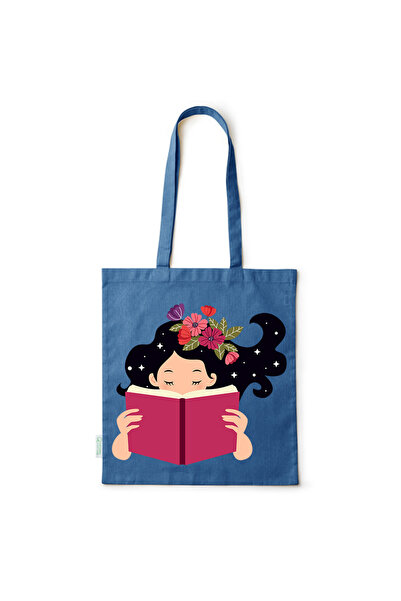 Intelli ®   Οικολογική βαμβακερή τσάντα αγορών με μακριά χερούλια, για λάτρει...