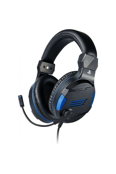Bigben SETV3, PS4, Negru, Casti gaming stereo cu fir, compatibil PS4 (PS4OFHE...