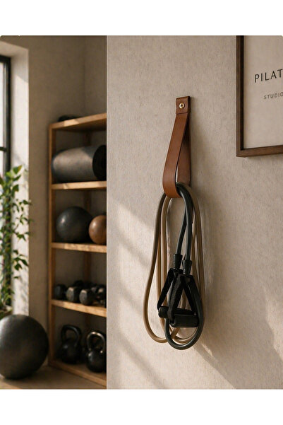 THE SIMPLE STYLE Pilates Bandı Askısı - Spor Salonu Duvar Tipi Organizer - Pi...