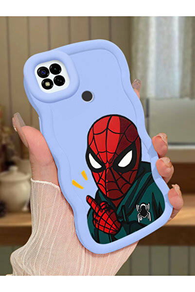 PATTERNOVA Xiaomi Redmi 9C/10A Uyumlu Şık ve havalı Örümcek Adam desenli, düş...