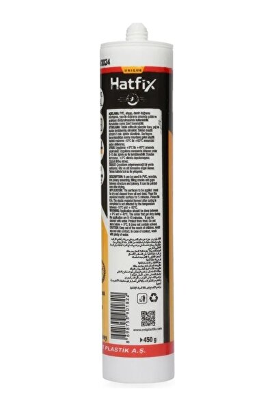 ESBH Hatfix Silikonize Mastik Beyaz Esnek Dolgu ve Sızdırmazlık Mastik