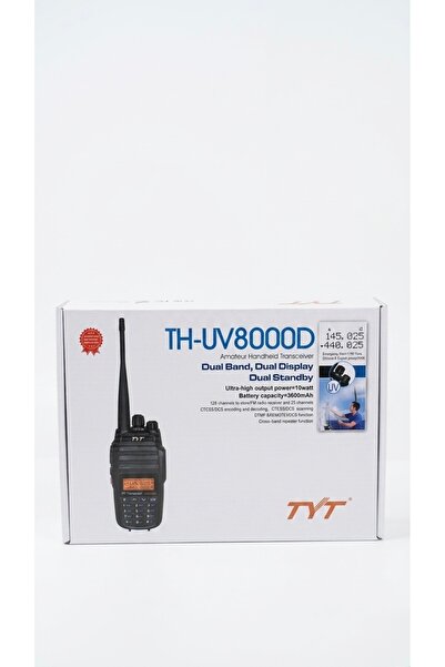 Generic TYT TH-UV8000D Dual-Band High-Power Handheld Amateur Transceiver (10W, 3600mAh)