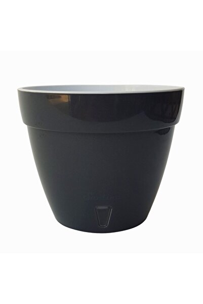 Floraria Tria's Happy Plants Asti Pot - Anthracite- White 18 liters (34 cm)