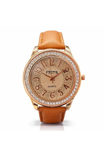 Francesca di Geneva Γυναικείο ρολόι, Καφέ, Κομψό