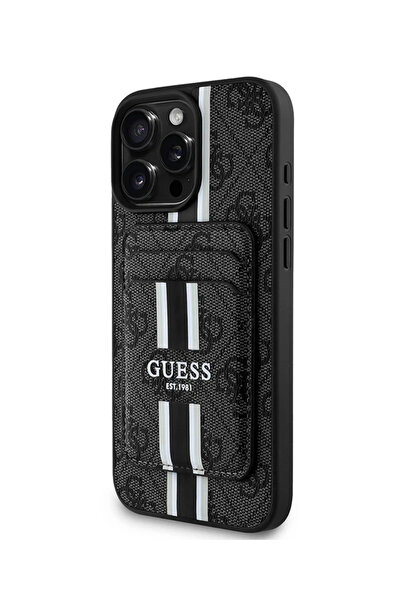 Guess iPhone 15 Pro Max Kılıf Orjinal Lisanslı M-safe Şarj
