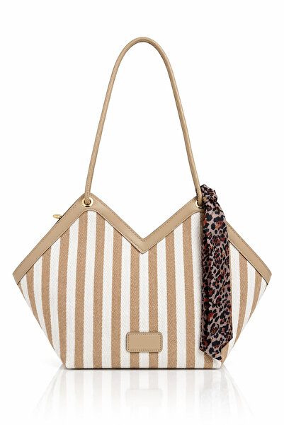 AVCA Γυναικεία λινή τσάντα ώμου με ψάθινη όψη, κομψή καθημερινή τσάντα χειρός...