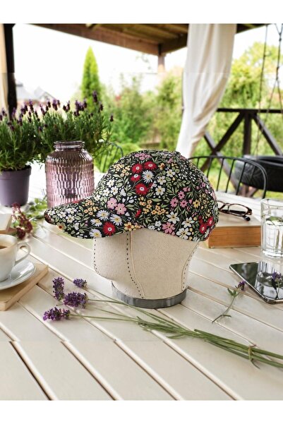 Shopiolog Καλοκαιρινό γυναικείο υφασμάτινο καπέλο μπέιζμπολ με φλοράλ σχέδιο,...