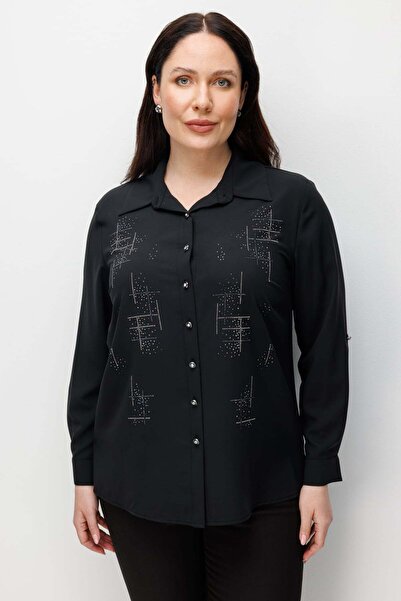 Ekol Stone Embroidered Long Sleeve Shirt