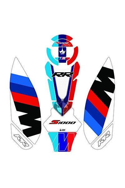 GRIPPATCH BMW S1000RR (2023-2025) Uyumlu 13 Parça Tank Pad Seti GC43-4
