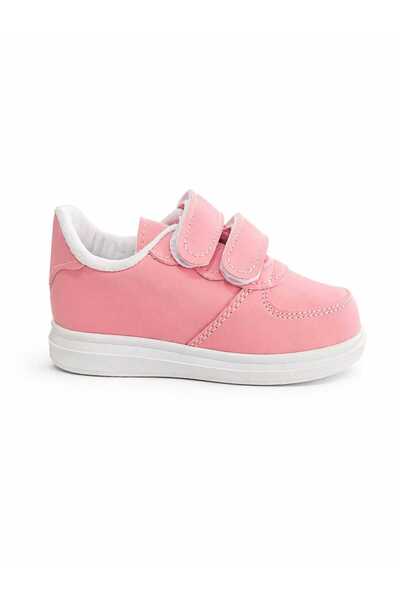 alcdesing pudra pembe bantlı çocuk spor ayakkabı sneaker