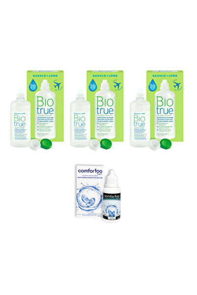 Biotrue 100 ml 3x + Comfortoo 60 ml Lens Solüsyonu Avantajlı Set