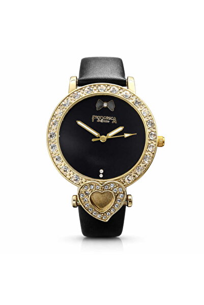 Francesca di Geneva Γυναικείο ρολόι, Μαύρο, Μοντέλο καρδιάς