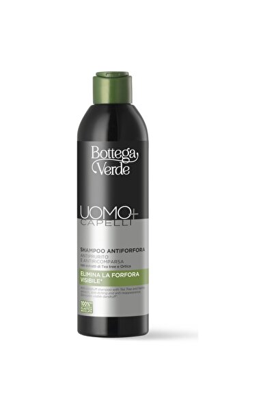 Bottega Verde Șampon anti-mătreață pentru bărbați cu extract de arbore de cea...