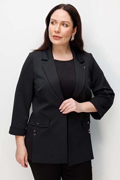 Ekol Μπουφάν με διπλό μανίκι και μεταλλικά αξεσουάρ