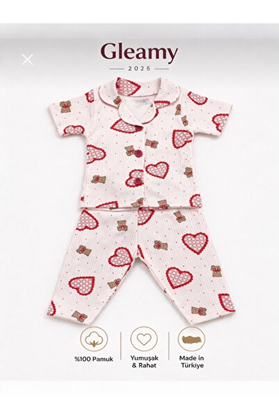 Gleamy Baby 100% Cotton Baby Pajama Set 1-4 Years Old Summer Anti-Sweat Soft ...